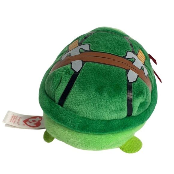 Ty Raphael Teenage Mutant Ninja Turtles 4" Plush Toy 2016 Green Red TMNT - Picture 5 of 8